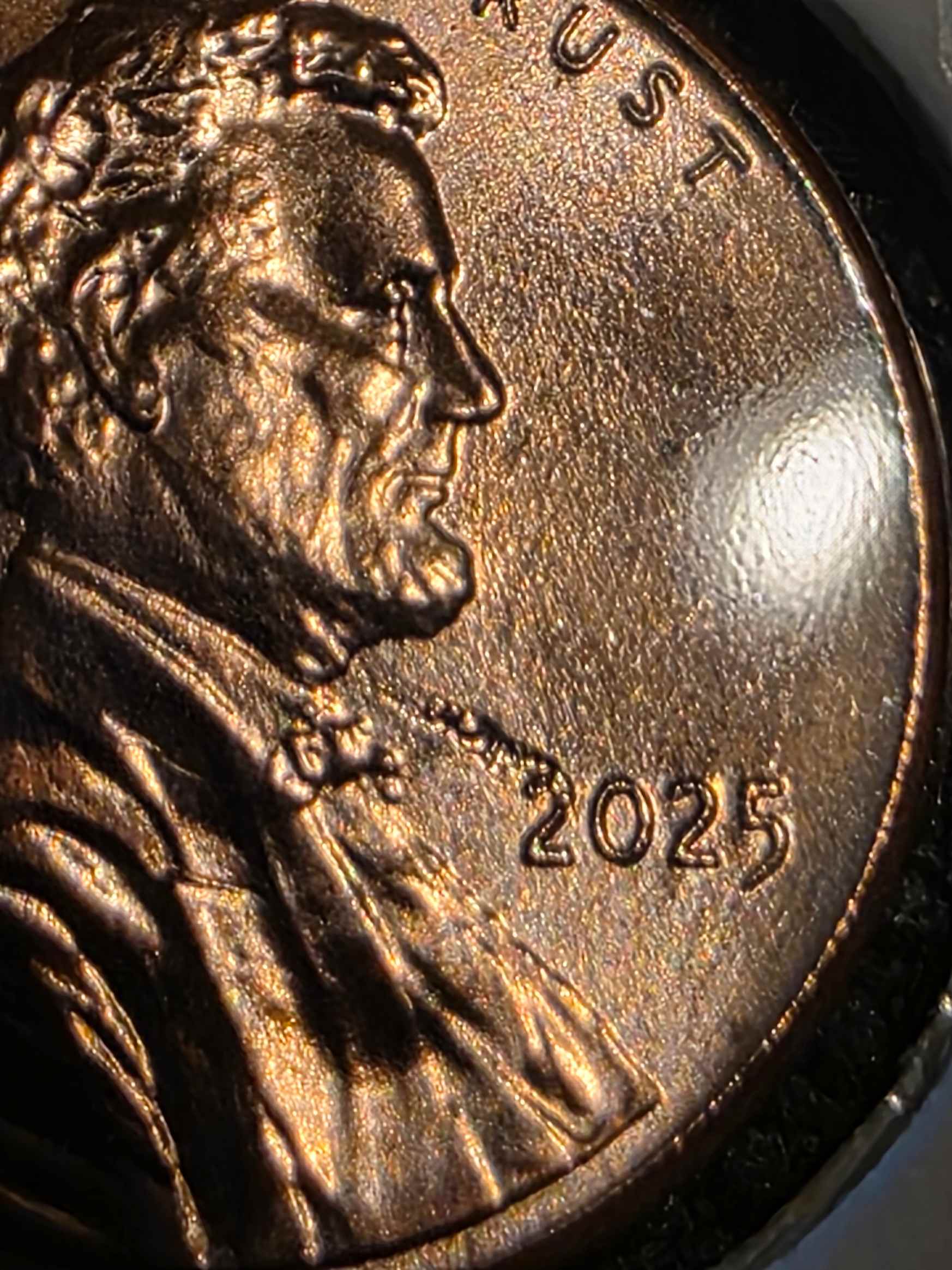 2025-P-Penny-From-New-Roll-With-What-I-Think-Are-Cud-Errors.-I-Have-More-Than-1-Of-These.